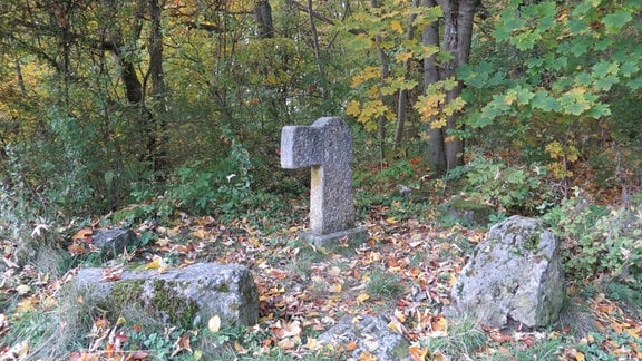 Ein Steinkreuz
