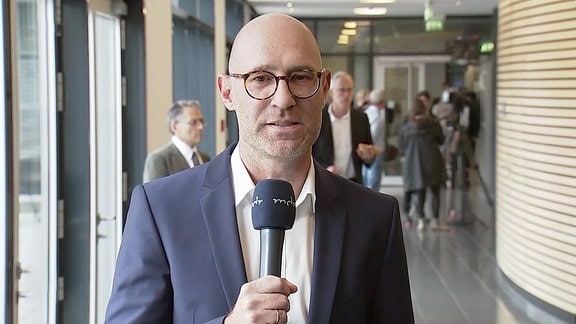 Reporter im Thüringer Landtag