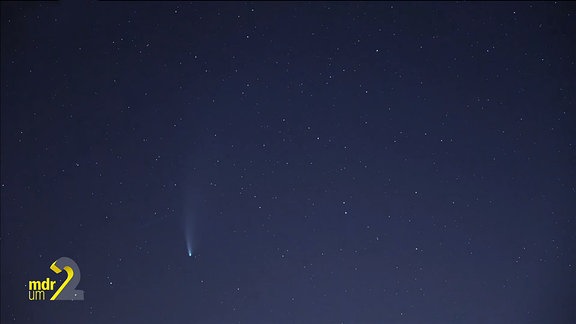 Ein Komet am Sternenhimmel