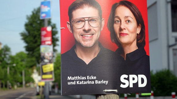 Matthias Ecke auf Wahlplakat