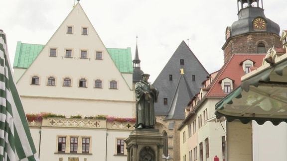 Luther-Statue Eisleben