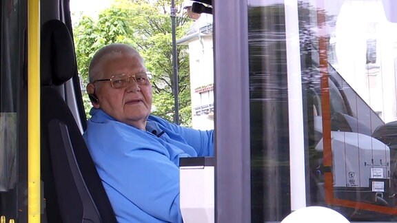 Bürgerbusfahrer Dieter Heyne