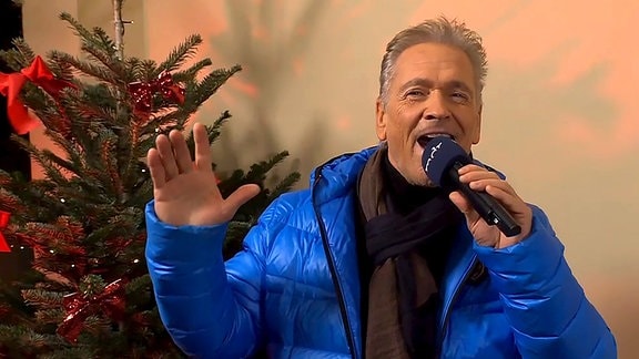 Olaf Berger singt ein Weihnachtslied