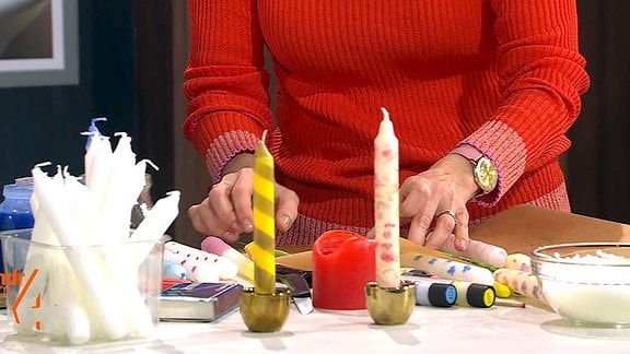 „Dip Dye“ - Kerzenfärben mit Judith Heinze
