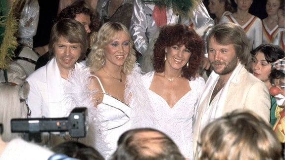 Die schwedische Popgruppe ABBA