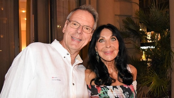 Sängerin Dunja Rajter mit Ehemann Michael Eichler