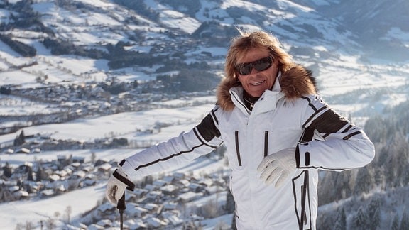 Hansi Hinterseer auf Ski