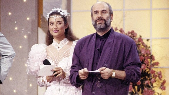Drafi Deutscher und Isabel Varell in Flitterabend 1989.