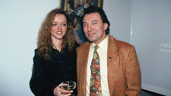 Der Sänger Karel Gott mit seiner 20jährigen Tochter Domenica