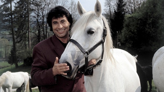 Roy Black mit einem Pferd, 1991.