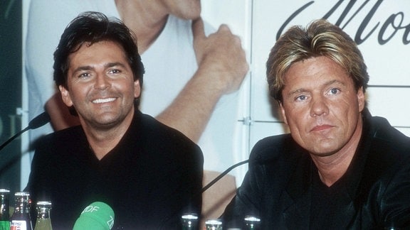 Thomas Anders (li.) mit Dieter Bohlen.