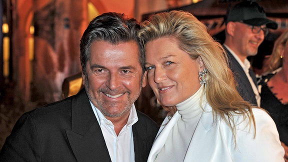 Sänger Thomas Anders mit seiner Frau Claudia