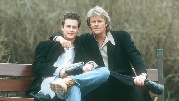 Howard Carpendale mit Sohn Wayne, 1996.