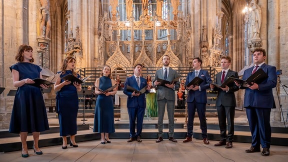 Voces8 beim Konzert in Halberstadt