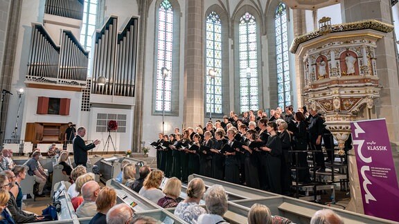 MDR-Rundfunkchor im Konzert beim MDR-Musiksommer 2024 in Torgau