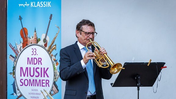 Rainer Regner beim Konzert in Lichtenwalde