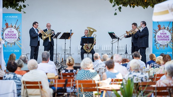 BlechBläserCollegium Leipzig beim Konzert in Lichtenwalde