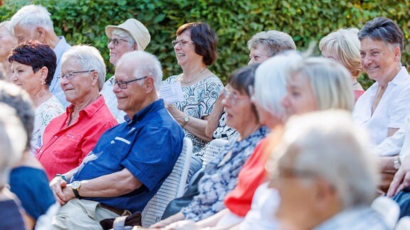 Begeistertes Publikum beim Konzert in Lichtenwalde