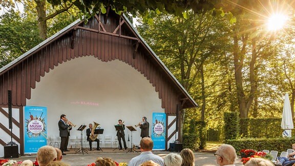 BlechBläserCollegium Leipzig beim Konzert in Lichtenwalde