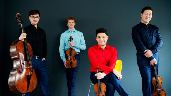 Das Schumann Quartett mit seinen Streichinstrumenten im Porträt