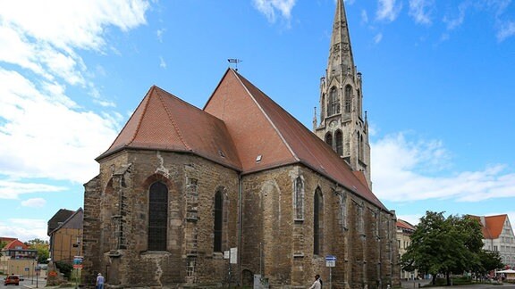Außenansicht der Stadtkirche St. Maximi in Merseburg