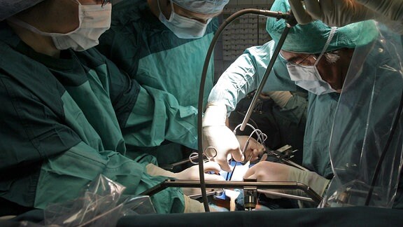 Operation in einem Krankenhaus