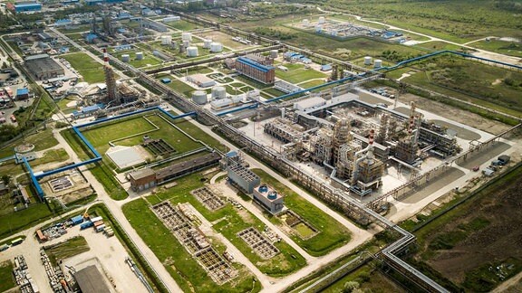 Afipsky-Ölraffinerie in der Region Krasnodar