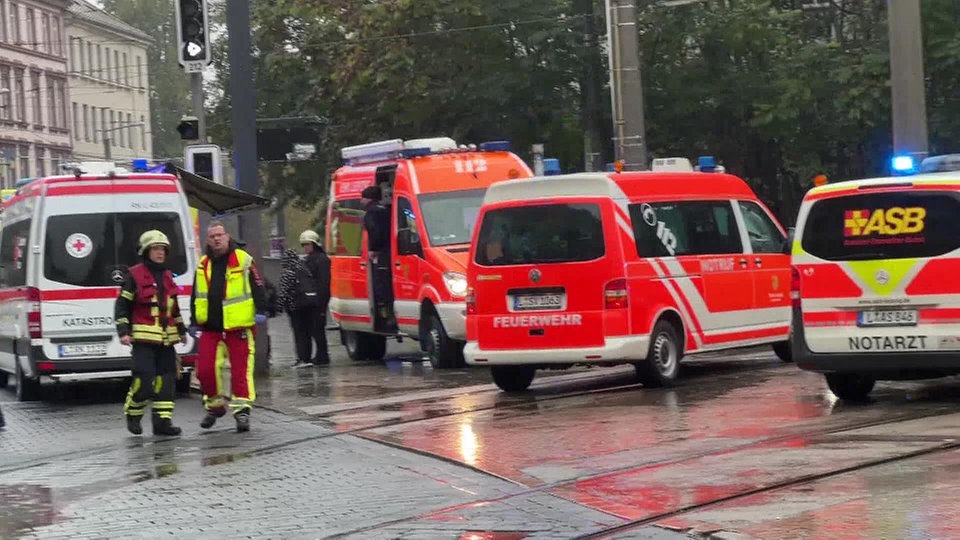 Schwerer Straßenbahn-Unfall in Leipzig