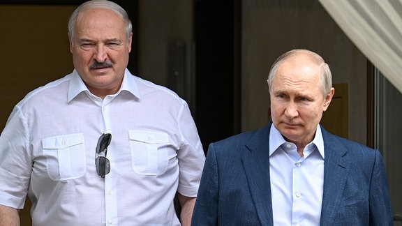 Alexander Lukashenko und Wladimir Putin