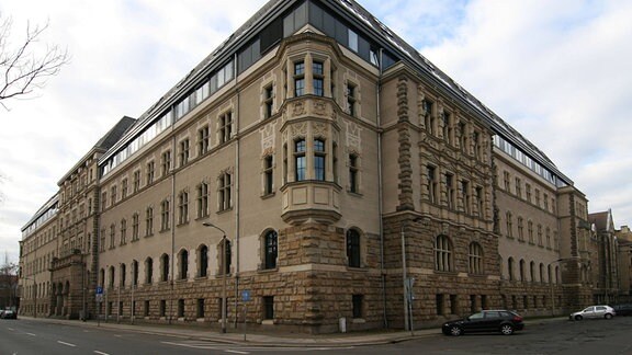Das Amtsgericht in Leipzig, Sachsen