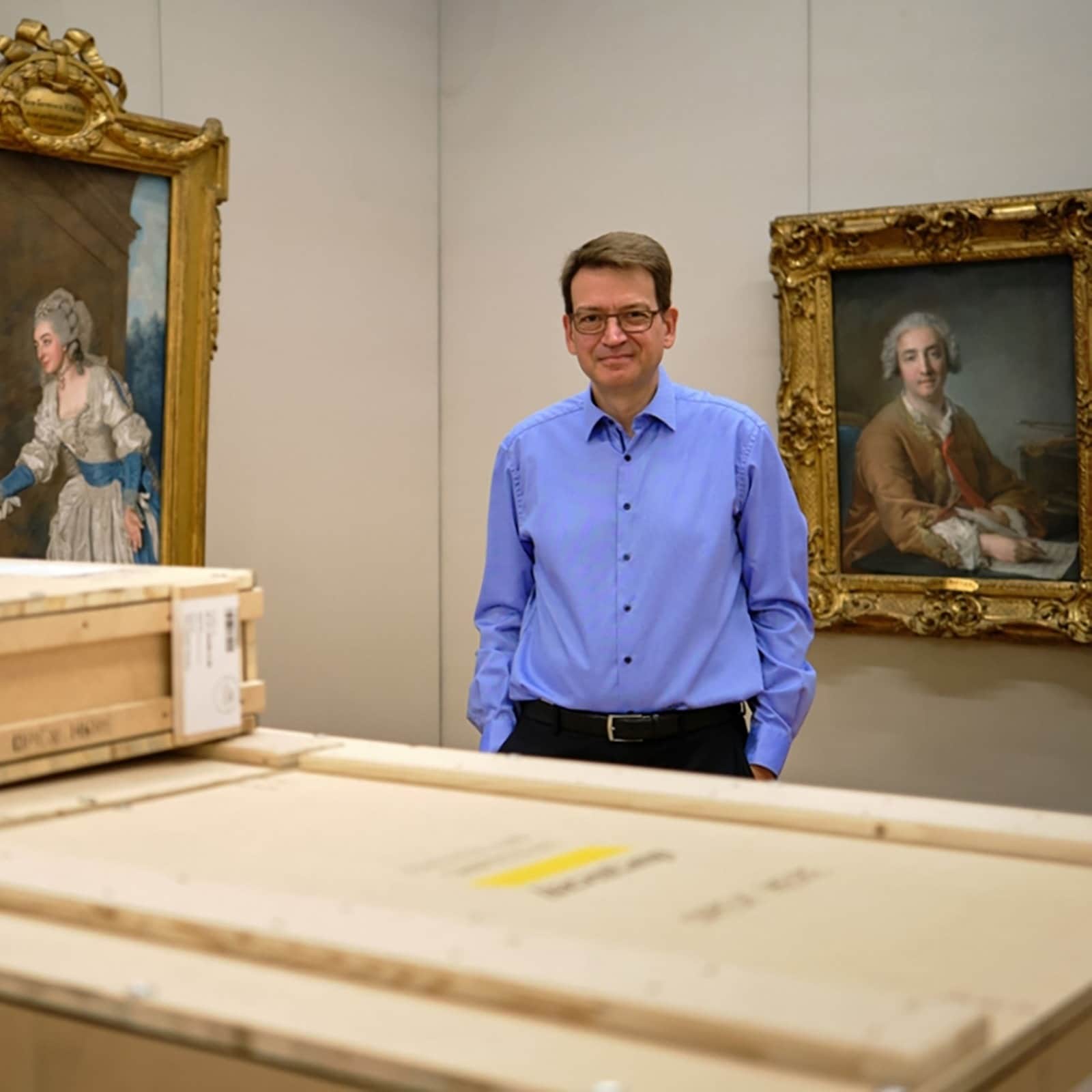 Getroffen: Neuer Direktor der Gemäldegalerie "Alte Meister" Prof. Jacob-Friesen