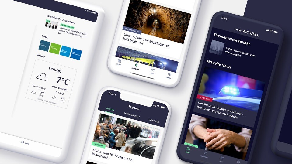 Die App von MDR AKTUELL 