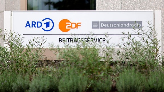 Eingang des Beitragsservice auf dem WDR-Gelände in Köln Bocklemünd