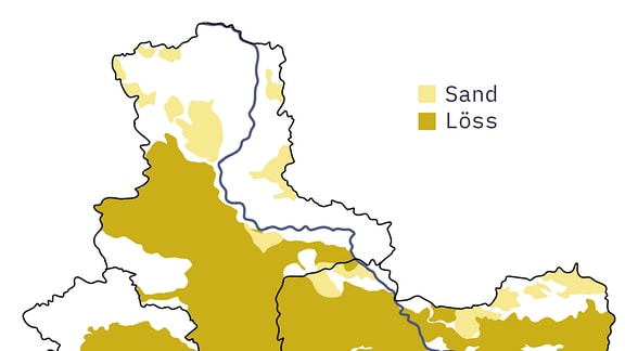 Eine Karte der Bodenbeschaffenheit in Mitteldeutschland