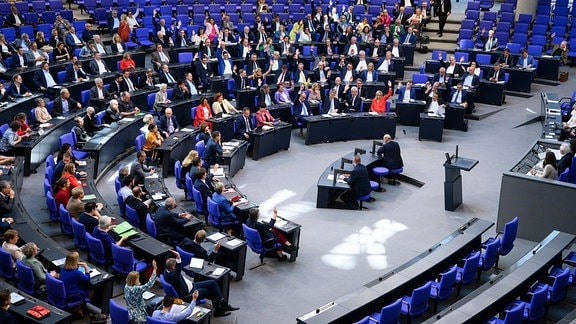 Sitzung im Deutschen Bundestag