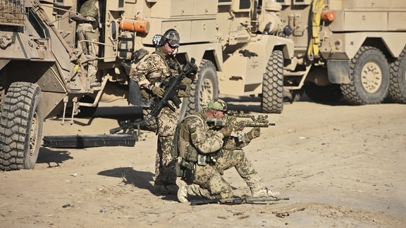 KSK-Soldaten der Bundeswehr 2010 in Kundus