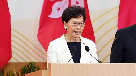 Carrie Lam Regierungschefin Hongkong