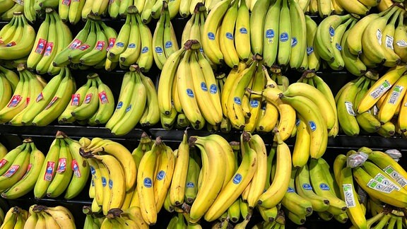 Bananen im Supermarkt