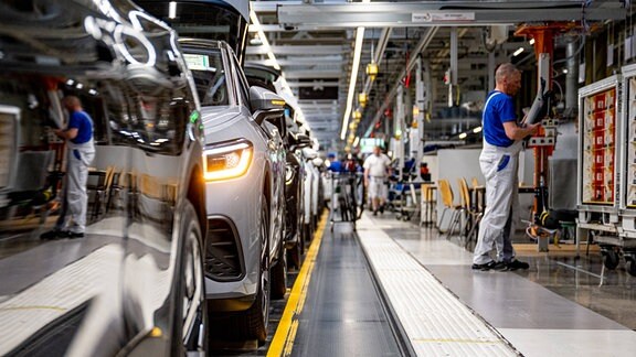 Produktion von Elektrofahrzeugen bei Volkswagen