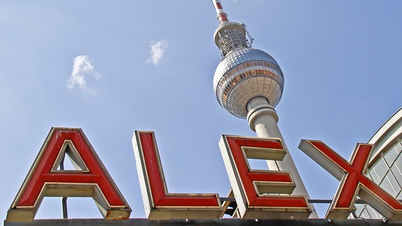 Fernsehturm in Berlin am Alexanderplatz