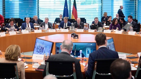 Berlin, Bund-Länder-Treffen im Bundeskanzleramt Bund-Länder-Treffen im Bundeskanzleramt in Berlin.
