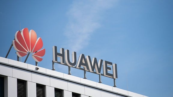 Blick auf die Huawei Deutschland Zentrale