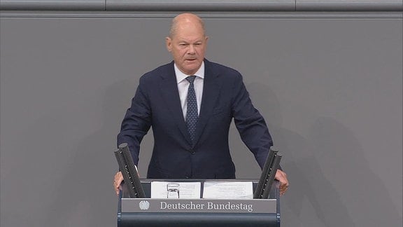 Scholz im Bundestag