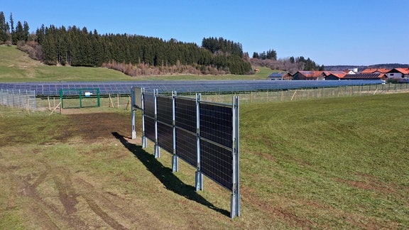 Testanlage für Agri-PV in Biessenhofen im Allgäu.