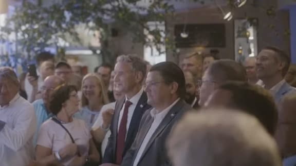 AfD-Wahlparty mit Höcke