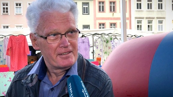Rainer Noack auf dem MDR-AKTUELL-Sofa