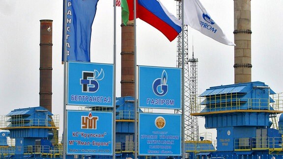 Kompressorstation der Gasleitung Jamal im Raum Minsk