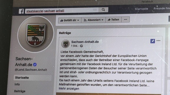 Staatskanzlei von Sachsen-Anhalt in Magdeburg stellt ihre Facebook Seite aus Datenschutzrechtlichen Gründen ein
