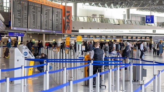 Das Leitsystem zur Sicherheitskontrolle auf dem Flughafen Frankfurt