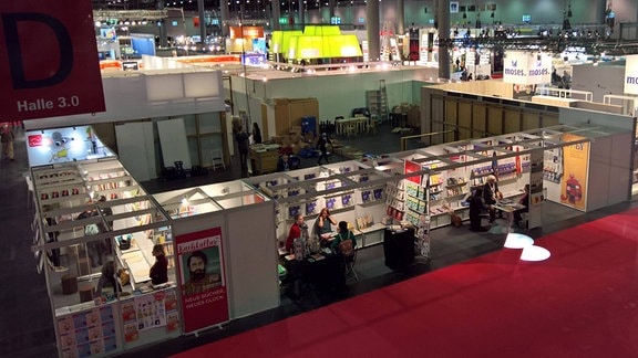 Blick in Halle der Frankfurter Buchmesse